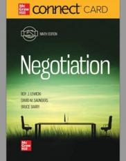 Negotiation - Connect Access Access Code 9th