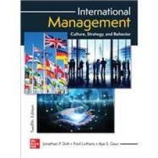 International Management : Culture, Strategy, and Behavior 