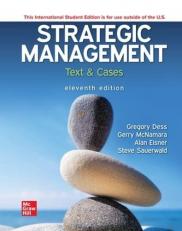 ISE Strategic Management: Text and Cases 