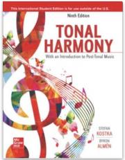 Tonal Harmony ISE 9th