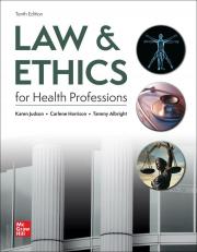 Loose Leaf for Law & Ethics for the Health Professions 10th