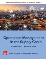 Operations Management In The Supply Chain: Sustainability and Resilience: 2024 Release ISE 