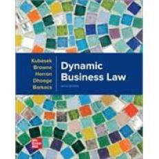 Connect Access Code Card for Dynamic Business Law: The Essentials, 6th edition