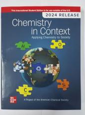 Chemistry in Context: 2024 Release ISE 