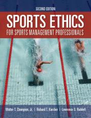 Sports Ethics for Sports Management Professionals 2nd