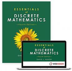 Essentials of Discrete Mathematics with WebAssign 4th