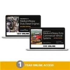 Truck Text & CDX Online (2 Year) New 2nd Editions Bundle: Medium/Heavy Duty Commercial Vehicle Systems 2e + 2 Year CDX Online and Medium/Heavy Duty Diesel Engines 2e + 2 Year CDX Online