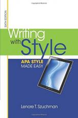 Writing with Style : APA Style Made Easy 6th