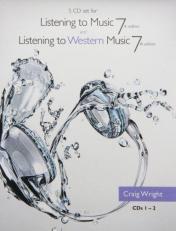 5 CD Set for Wright's Listening to Music, 7th and Listening to Western Music, 7th