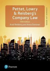 Pettet & Lowry's Company Law: Company Law & Corporate Finance (Longman Law Series) 5th