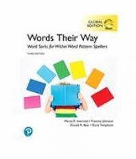 Words Their Way: Word Sorts for Within Word Pattern Spellers, Global Edition 3rd