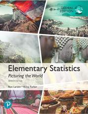 Elementary Statistics: Picturing the World, Global Edition 7th