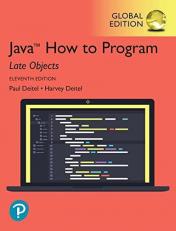 Java How to Program, Late Objects, Global Edition 11th