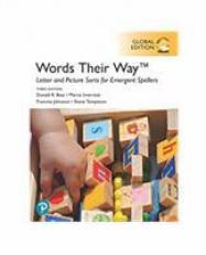 Words Their Way Letter and Picture Sorts for Emergent Spellers, Global Edition 3rd