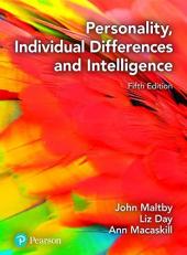 Personality, Individual Differences and Intelligence 5th