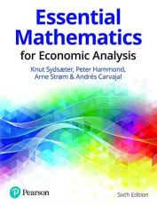 Essential Mathematics for Economic Analysis 6th