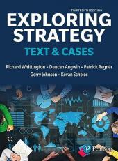 Exploring Strategy, Text & Cases 13th