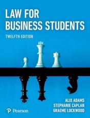 Law for Business Students 12th