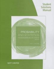 Student Solutions Manual for Devore's Probability and Statistics for Engineering and the Sciences, 9th