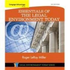 Cengage Advantage Books: Essentials of the Legal Environment Today 5th