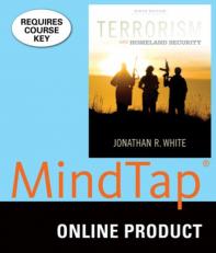 MindTap Criminal Justice for White's Terrorism and Homeland Security, 9th Edition, [Instant Access]