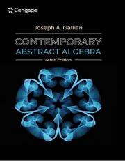 Contemporary Abstract Algebra 9th