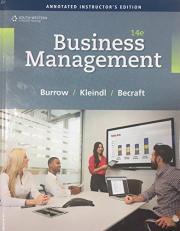 Business Management - Annotated Instructor's Edition 14th