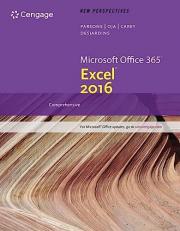 New Perspectives Microsoft Office 365 and Excel 2016 : Introductory 