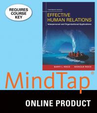 MindTap Management for Reece/Reece's Effective Human Relations: Interpersonal and Organizational Applications, 13th Edition, [Instant Access], 1 term (6 months)