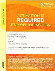 CengageNOWâ¢v2, 1 term Printed Access Card for Warren's Survey of Accounting, 8th