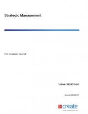 Strategic Management 