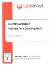 LaunchPad for Scientific American Nutrition for a Changing World (1-Term Access) Six Month Access