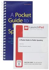 A Pocket Guide to Public Speaking 6e and LaunchPad for a Pocket Guide to Public Speaking 6e (1-Term Access) with Access