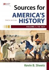 Sources For America's History, Volume 1: To 1877 10th