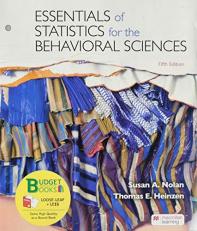 Loose-Leaf Version for Essentials of Statistics for the Behavioral Sciences 5th