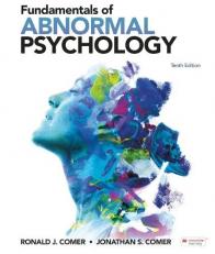 Fundamentals of Abnormal Psychology (International Edition) 