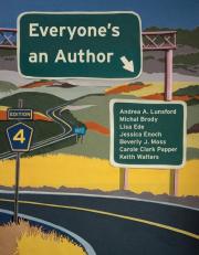 Everyone's an Author (with Ebook, Little Seagull Handbook, InQuizitive for Writers, Videos, and Plagiarism Tutorial) 4th