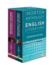 The Norton Anthology of English Literature Volumes 1 11th