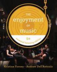 Enjoyment of Music : Essential Listening Edition with Access 5th