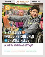 Strategies for Including Children with Special Needs in Early Childhood Settings - MindTap Access Card 2nd