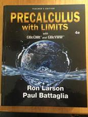 Precalculus With Limits 4e (Teachers Edition)