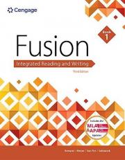 Fusion: Integrated Reading and Writing, Book 1 (w/ MLA9E Updates)