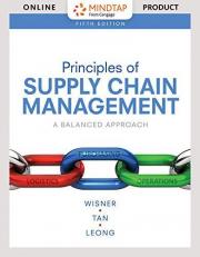 MindTap Decision Sciences, 1 term (6 months) Printed Access Card for Wisner/Tan/Leong's Principles of Supply Chain Management: A Balanced Approach, 5th (MindTap Course List)