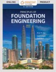 MindTap Engineering, 1 term (6 months) Printed Access Card for Das/Sivakuganâs Principles of Foundation Engineering, SI Edition, 9th