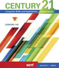 Century 21 Computer Skills and Applications, Lessons 1-88