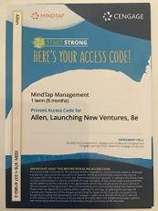 Launching New Ventures - MindTap Access Access Card 8th