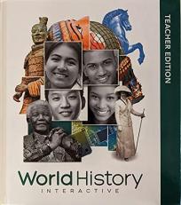 World History Interactive, Teacher's Edition, c.2022, 9781418330378, 141833037X 