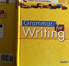 Grammar for Writing,Grade 8