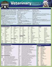 Veterinary Terminology and Abbreviations : A QuickStudy Laminated Reference Guide 