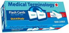 Medical Terminology Flash Cards (1000 Cards) : A QuickStudy Reference Tool 